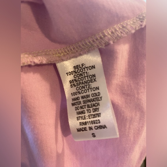 Women’s Easel Patchwork Flower Oversized Tee Small Cotton - Picture 8 of 8